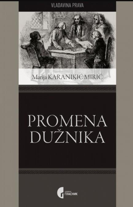 Selected image for Promena dužnika, 2. dopunjeno izdanje