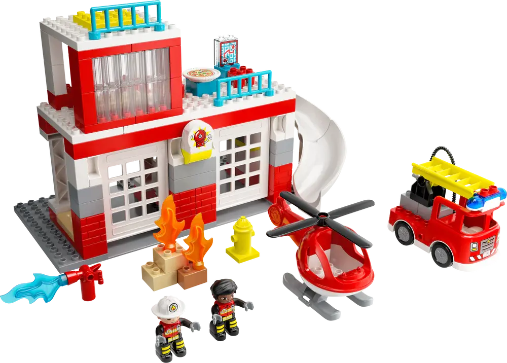 Selected image for LEGO Kocke Duplo Vatrogasna stanica i helikopter 10970