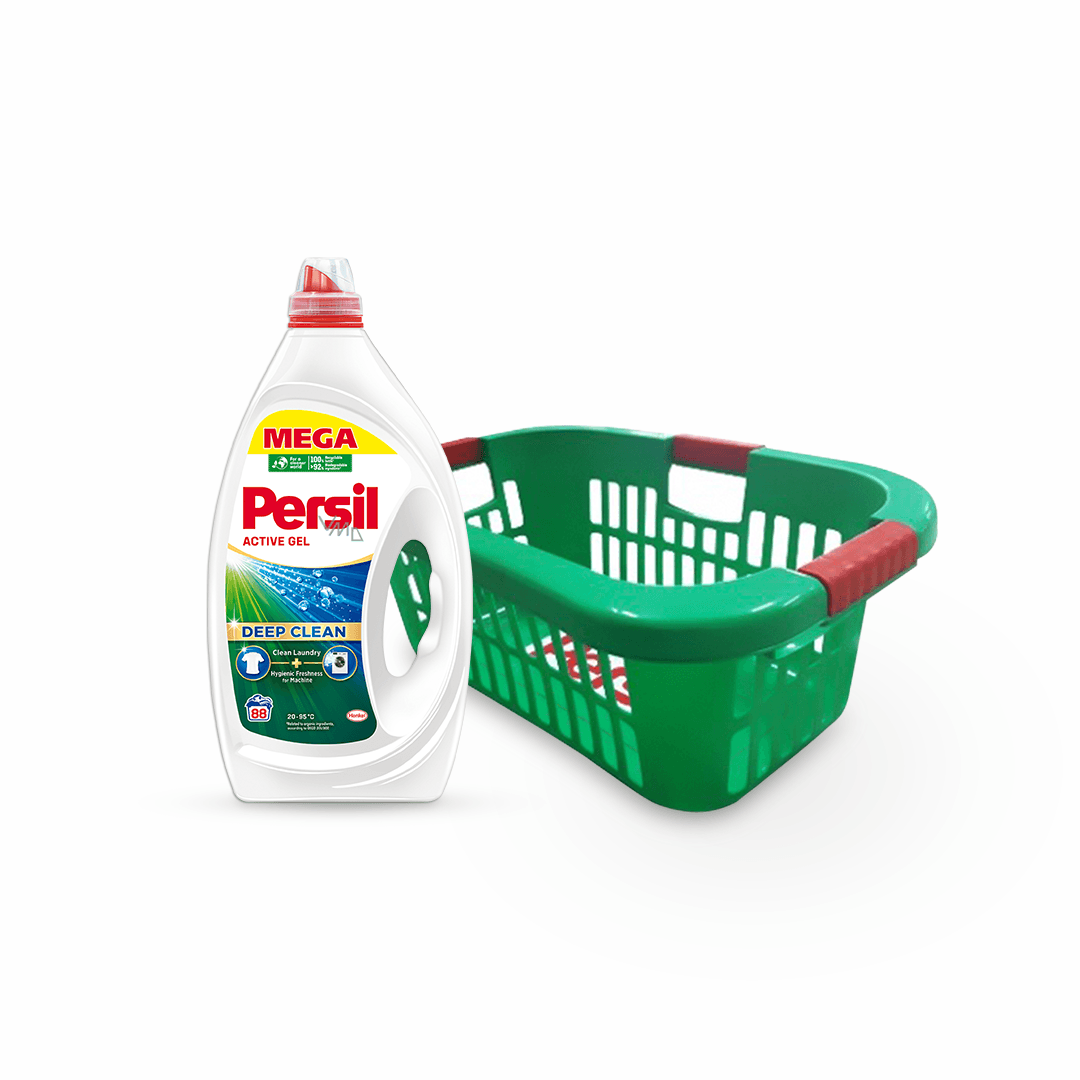 Persil Regular Deterdžent za pranje veša, 3.96l + Korpa za veš