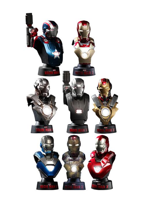 Selected image for Iron Man 3: Deluxe 1:6 scale Collectible Bust Set