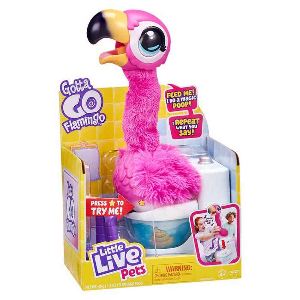 Slike LITTLE LIVE PETS Plišana interaktivna igračka Gotta Go Flamingo