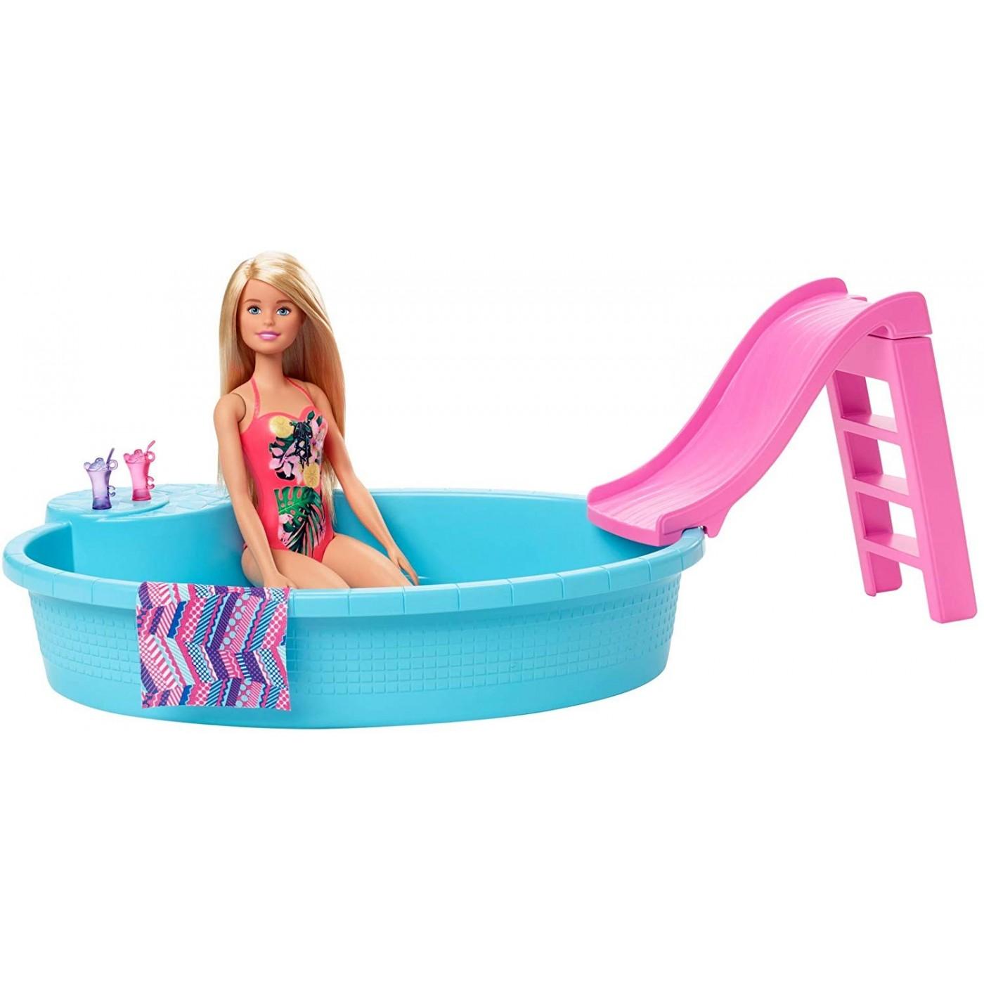Selected image for MATTEL Set Barbie lutka sa bazenom