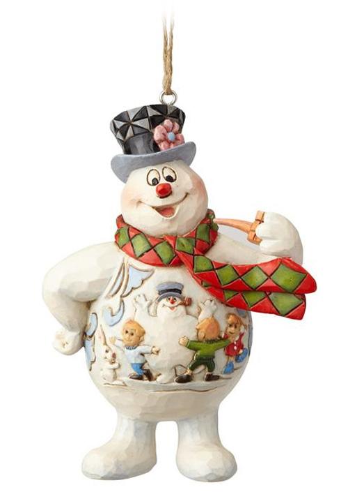 Wonderland Snowman Hanging Ornament Figure