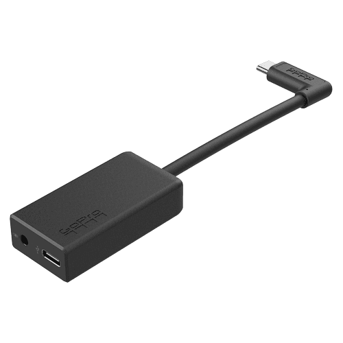 Selected image for GOPRO Adapter Pro 3.5 mm Mic Adapter/Hero8 Black/Hero7 Black