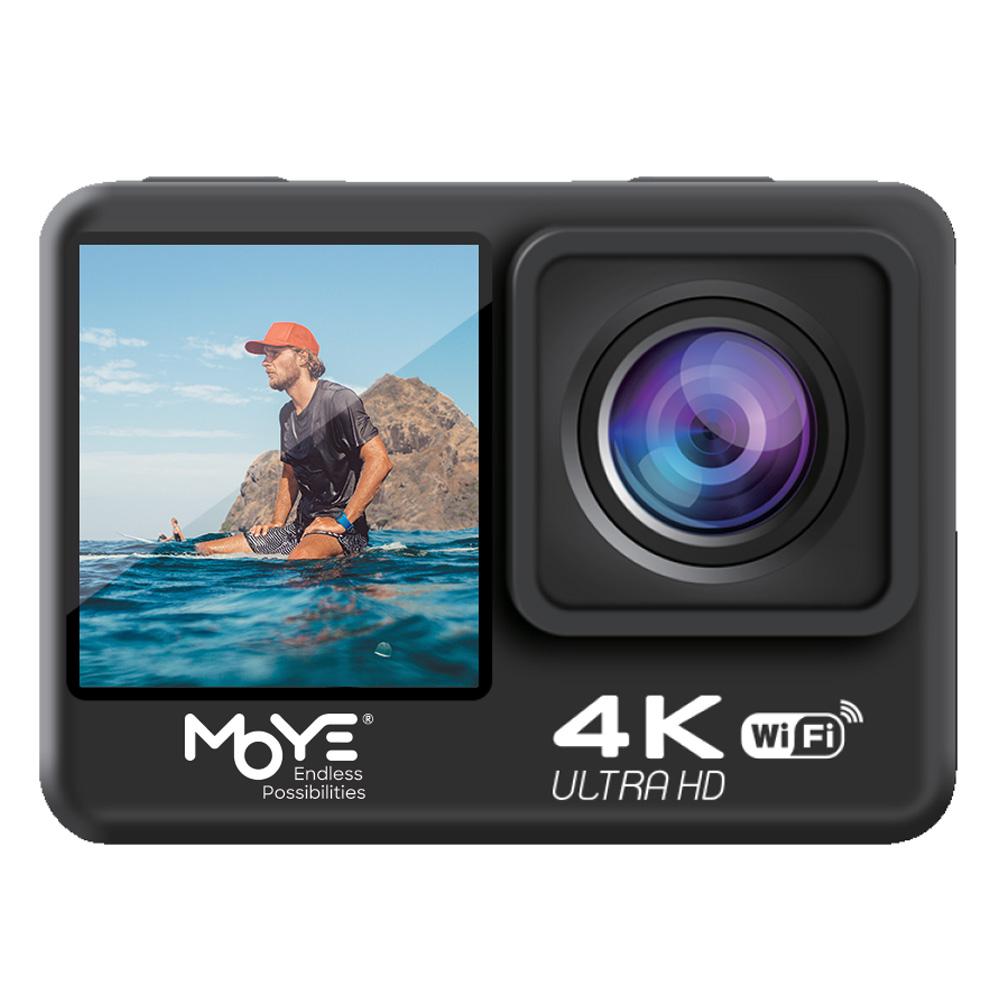 Selected image for MOYE Akciona kamera Venture 4K Duo + Smart sat Kairos crna