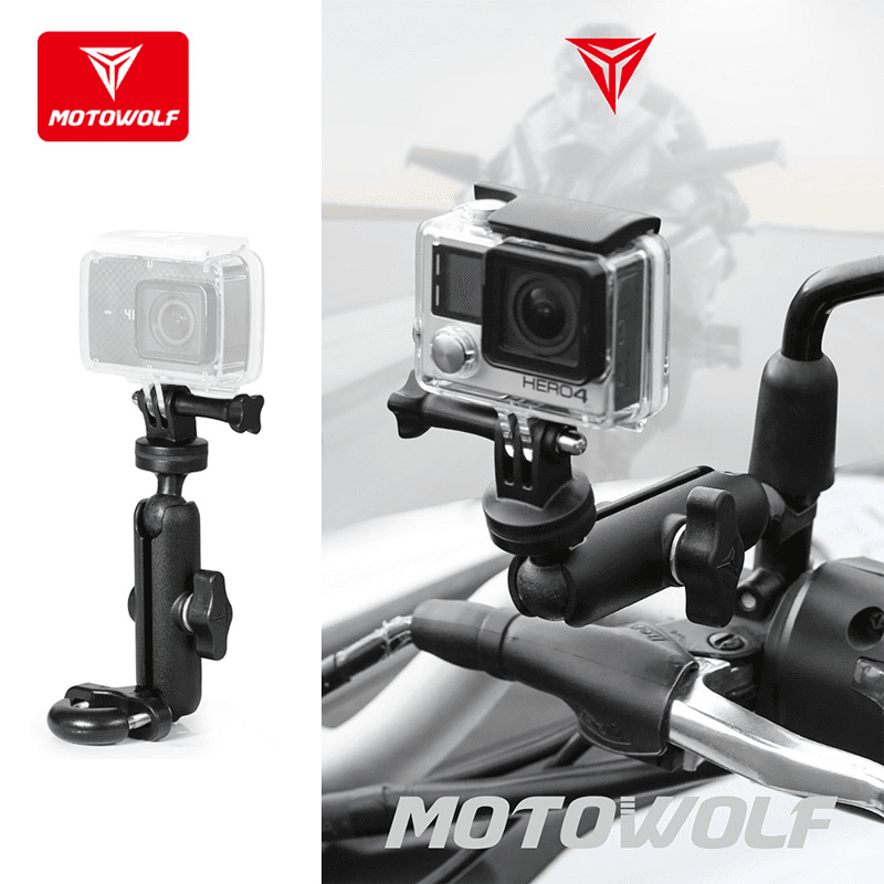 Nosac Motowolf za akcione kamere monitira se na biciklu, trotinet, motor