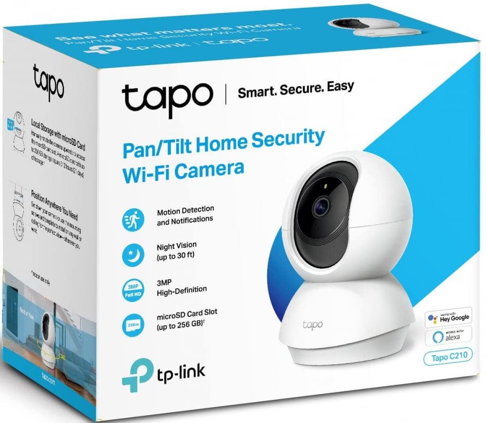Selected image for TP-LINK Kamera TAPO C210 Wi-Fi/indoor/2K(3MP)/360 horizontal bela