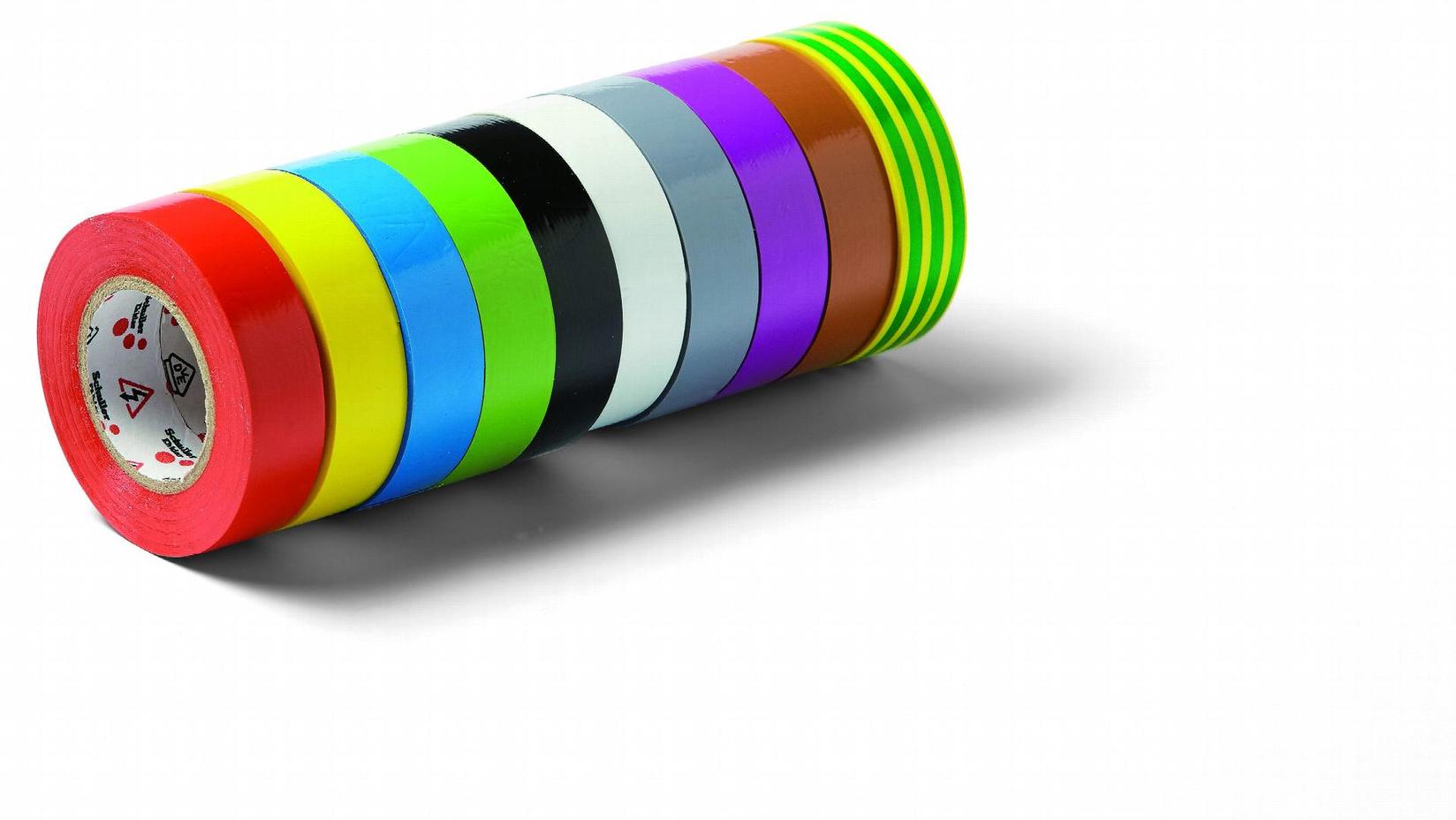 Selected image for SCHULLER Izolir traka PVC 10 m x 15 mm/10 sort boje +90°c