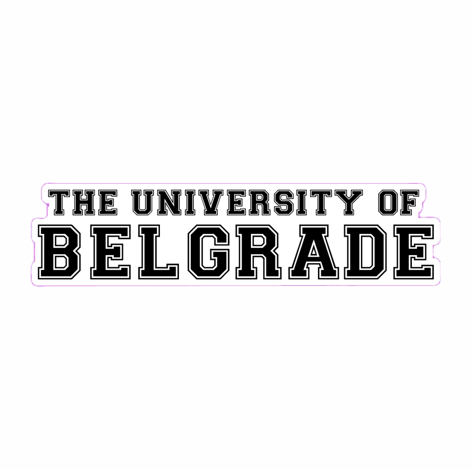 Selected image for AI_MERGEART Nalepnica "The University of Belgrade"