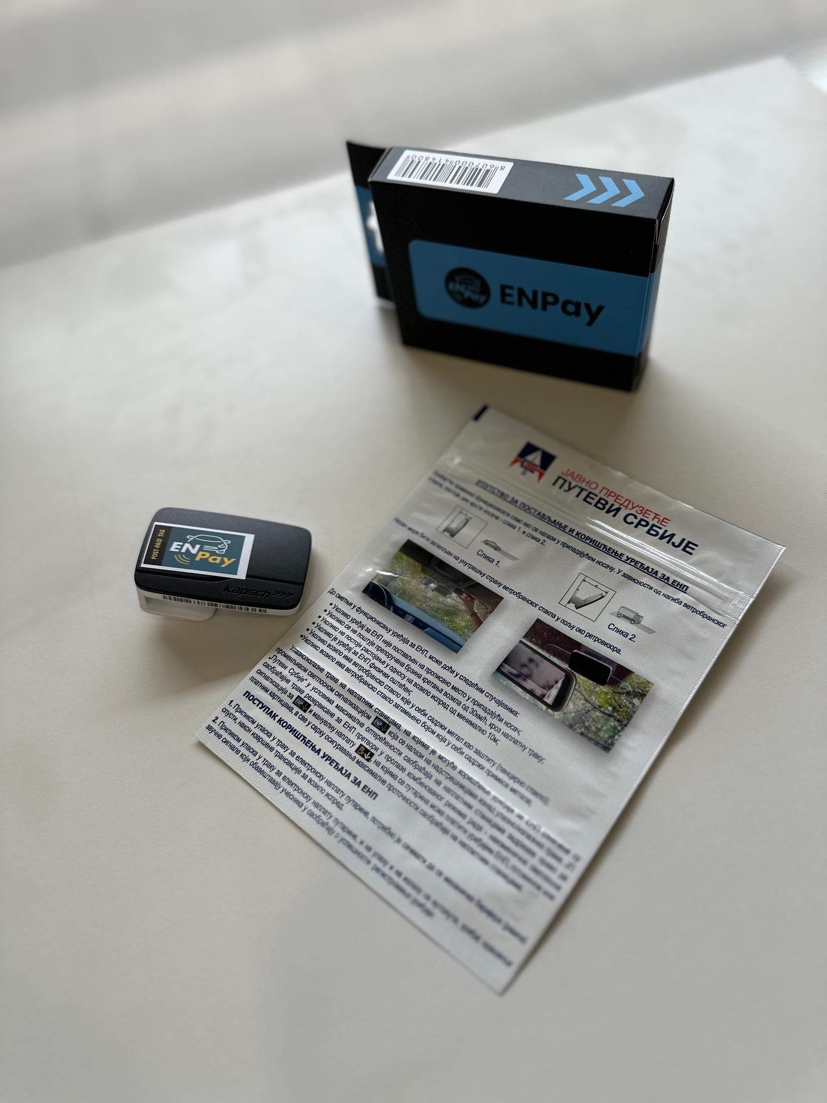 Selected image for ENPay Postpaid tag Uređaj za elektronsku naplatu putarine putem aplikacije