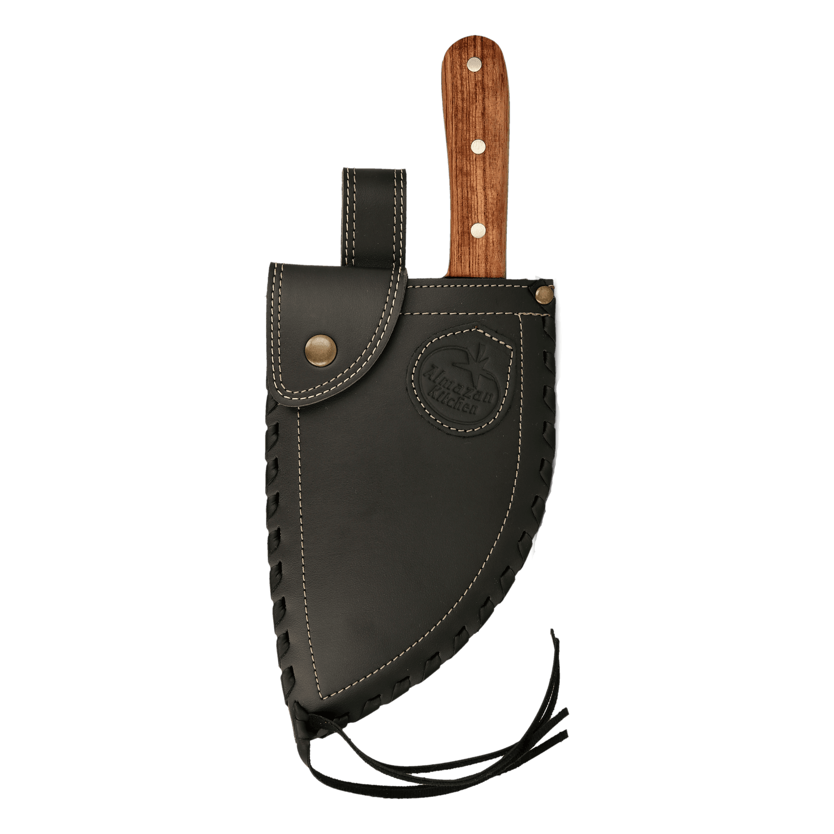 Selected image for ALMAZAN KITCHEN Nož od nerđajućeg šelika sa kožnom futrolom