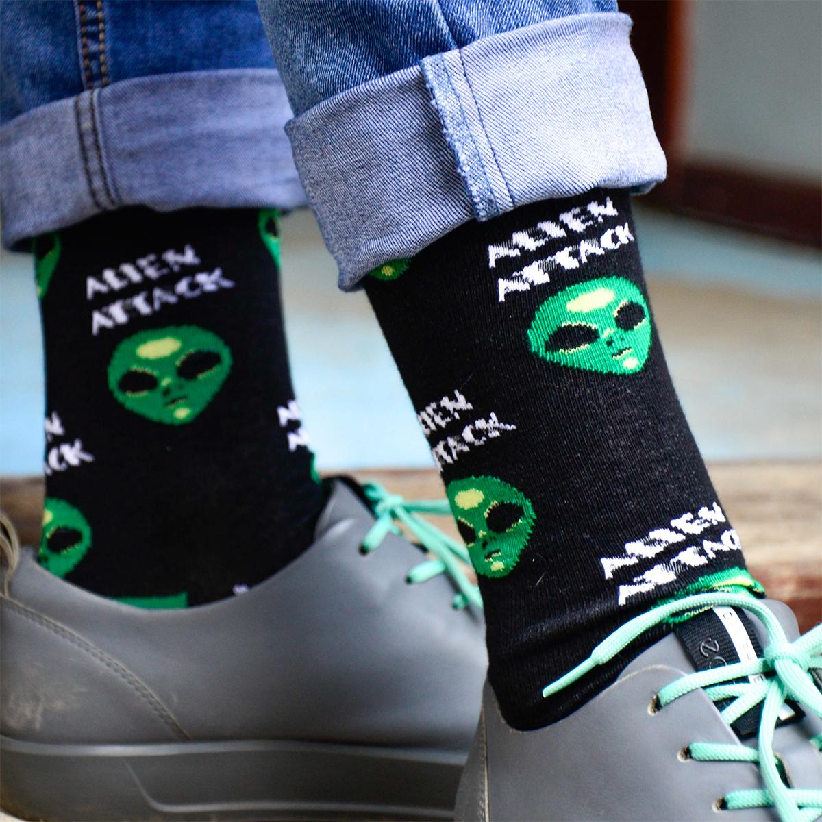 Slike KOLY SOCKS Čarape Aliens