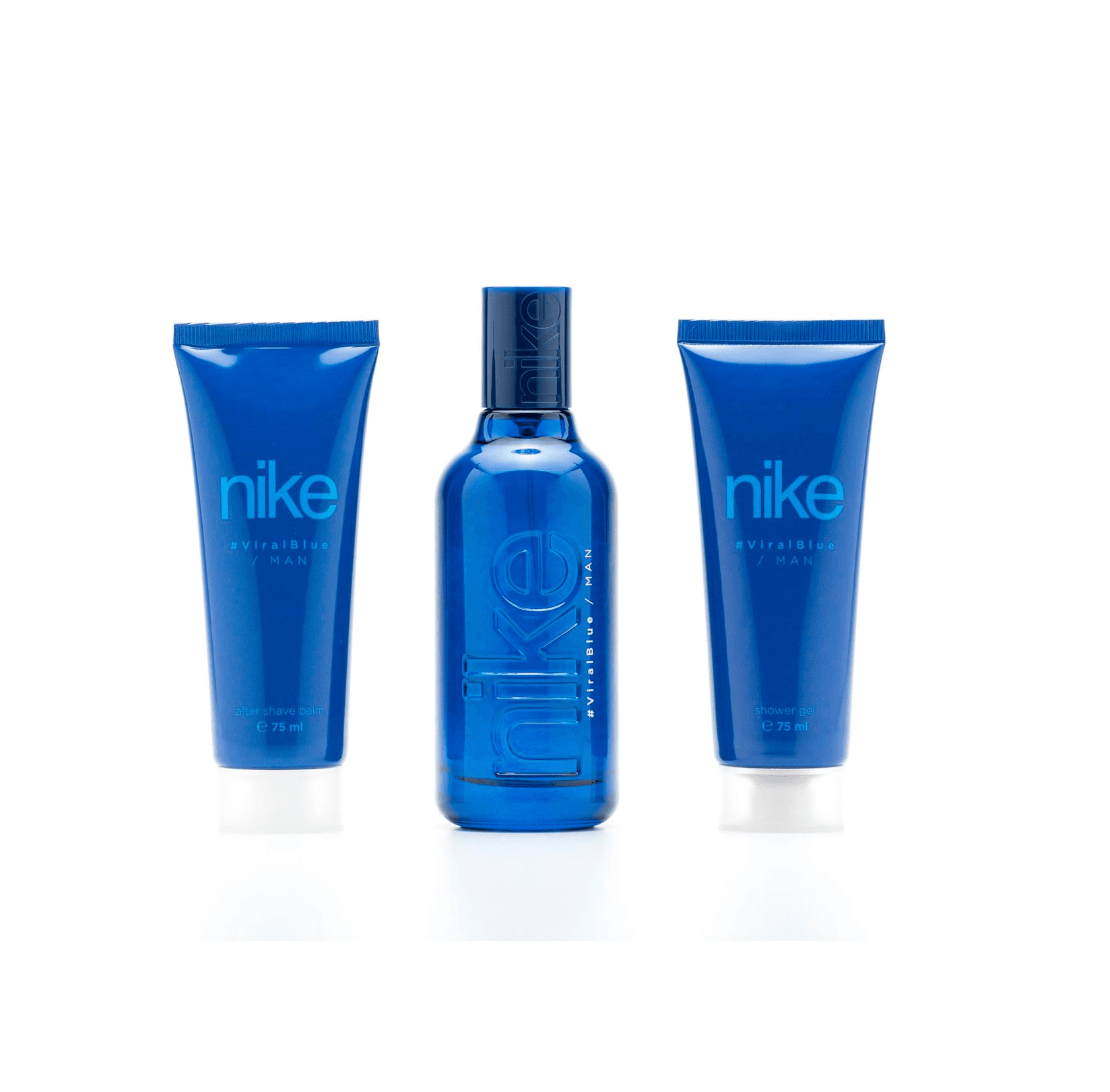 Selected image for NIKE PERFUMES Set Muška toaletna voda Viral Blue 100 ml + gel za tuširanje 75 ml + balzam posle brijanja 75 ml