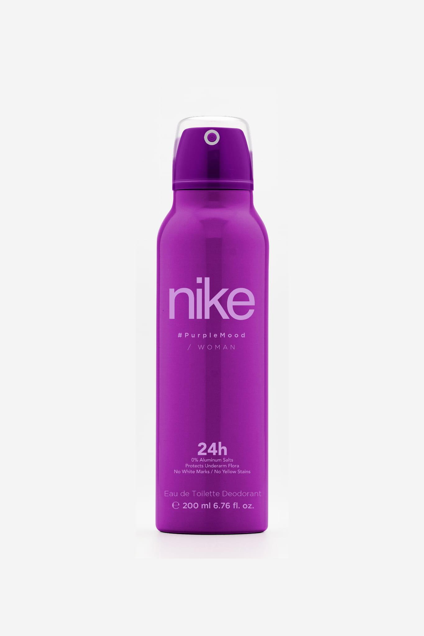 NIKE PERFUMES Ženski dezodorans u spreju bez aluminijumovih soli Purple Mood, 200 ml