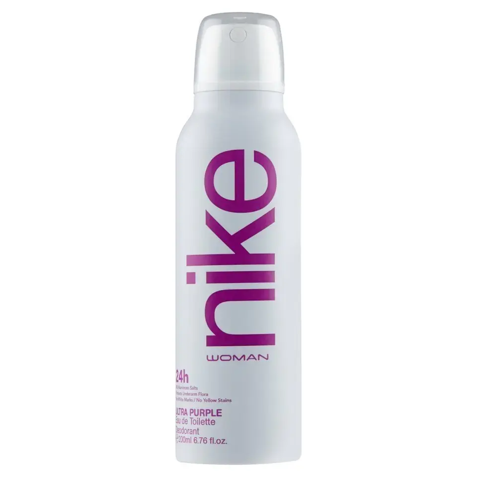 NIKE PERFUMES Ženski dezodorans u spreju bez aluminijumovih soli Ultra Purple, 200 ml