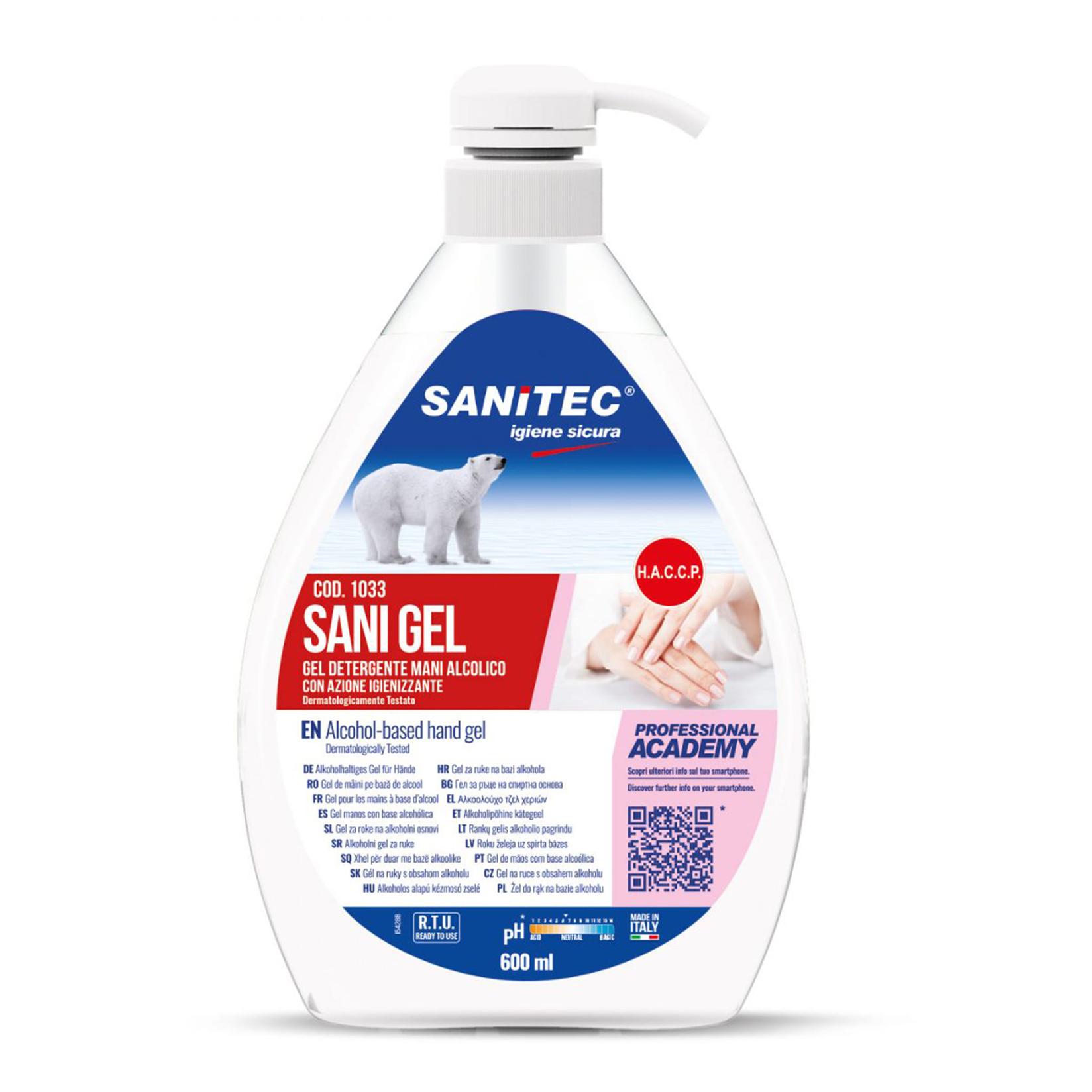 SANITEC Gel za dezinfekciju ruku Sani Gel 600ml