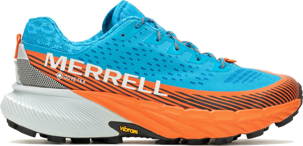 MERRELL Patike za trčanje Gility Peak 5 GTX plavo-narandžaste