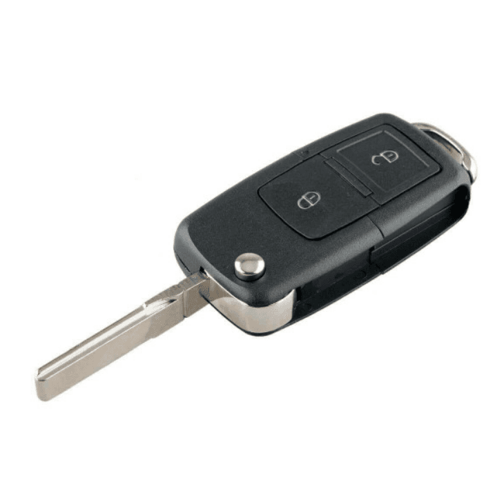 CAR 888 ACCESSORIES Kućište oklop ključa 2 dugmeta za Vw 2Bts stari tip crno
