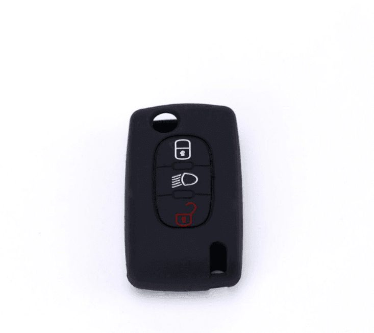 CAR 888 ACCESSORIES Silikonska navlaka za ključeve Citroen crna