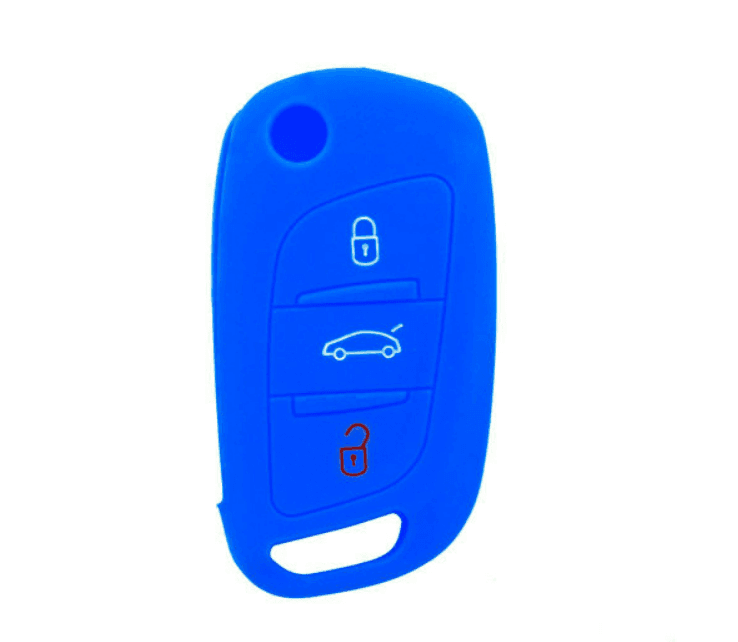 CAR 888 ACCESSORIES Silikonska navlaka za ključeve Citroen plava