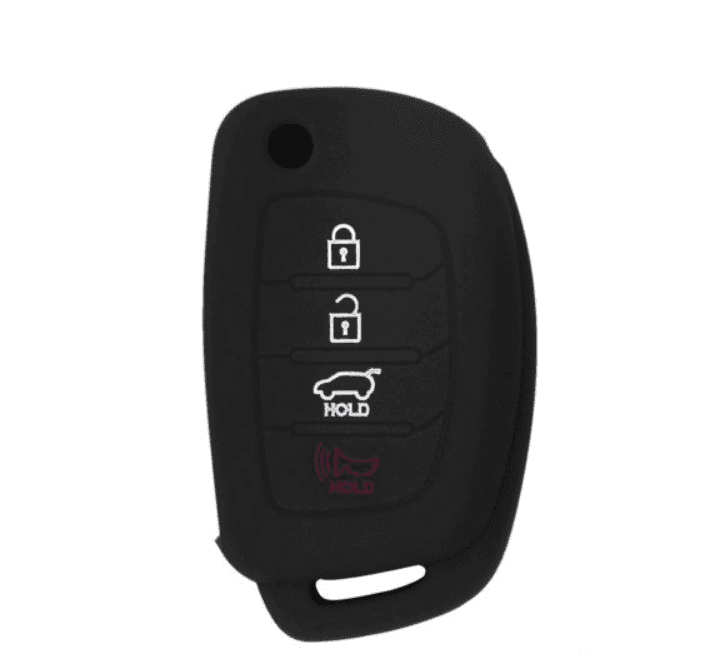 CAR 888 ACCESSORIES Silikonska navlaka za ključeve Hyundai crna
