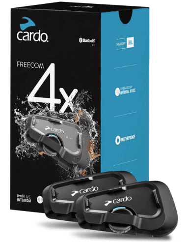 CARDO Freecom  Slušalice 4x Duo , Bluetooth povezivanje, Crne