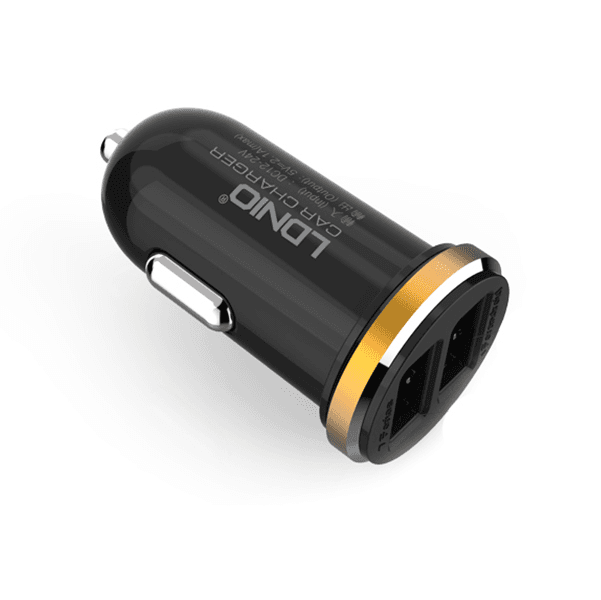 Selected image for LDNIO DL-C22 Auto-punjač, Dual USB 2.1A, iPhone Lightning kabl, Crni