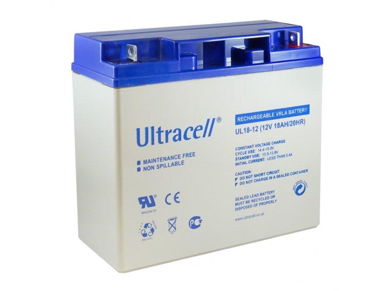 Selected image for ULTRACELL Ultracell Žele akumulator 18 Ah 12V/18