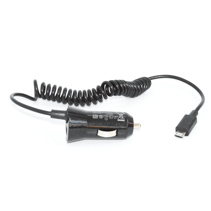 Selected image for Univerzalni auto-punjač 2u1, Micro usb kabel + USB slot, 1A, Crni