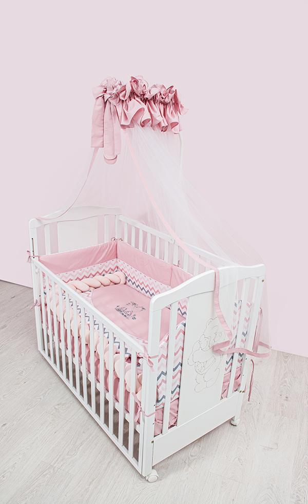Selected image for FIM BABY Posteljina za bebe "S" roze