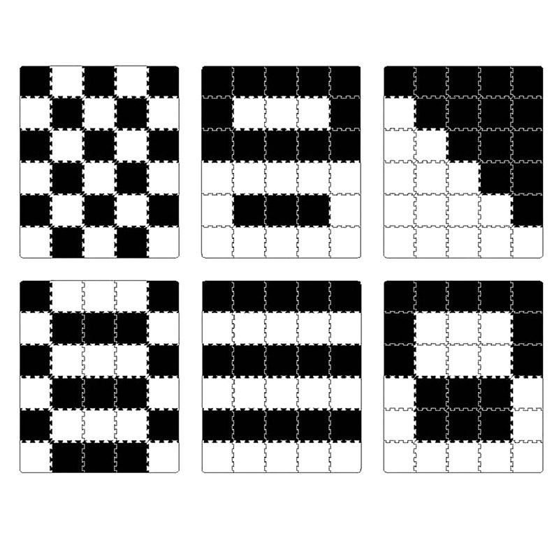 Selected image for KINDERKRAFT Podloga za igru puzzle Luno crno-bela