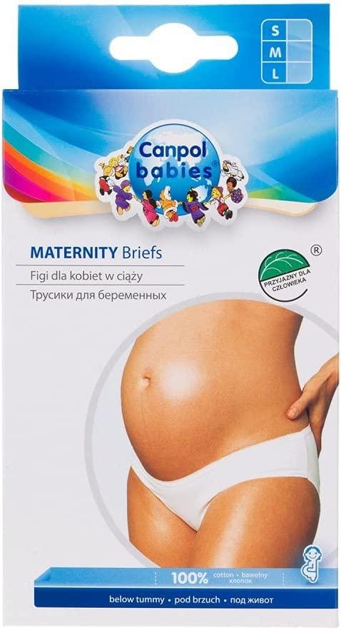 CANPOL BABIES Gaćice za trudnice 26/204 S plitke bele