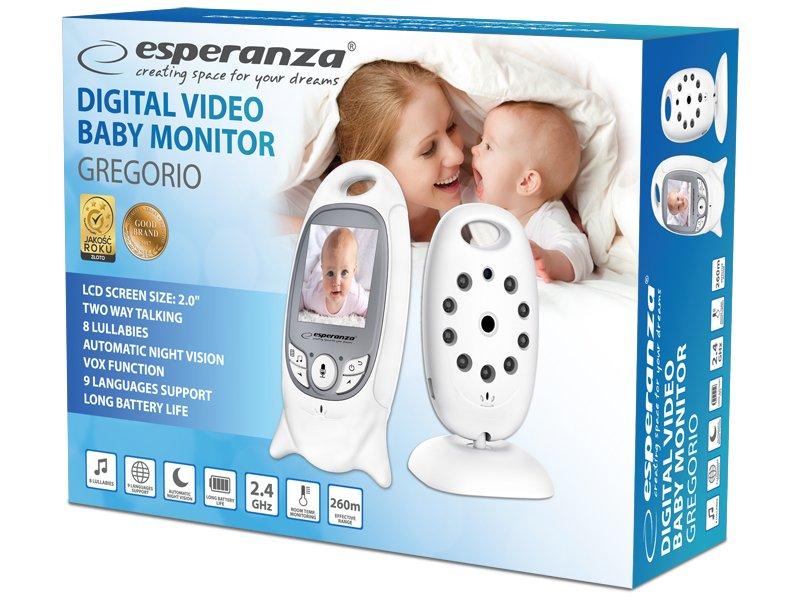 Selected image for ESPERANZA Video monitor za bebe 2" Gregorio EHM001