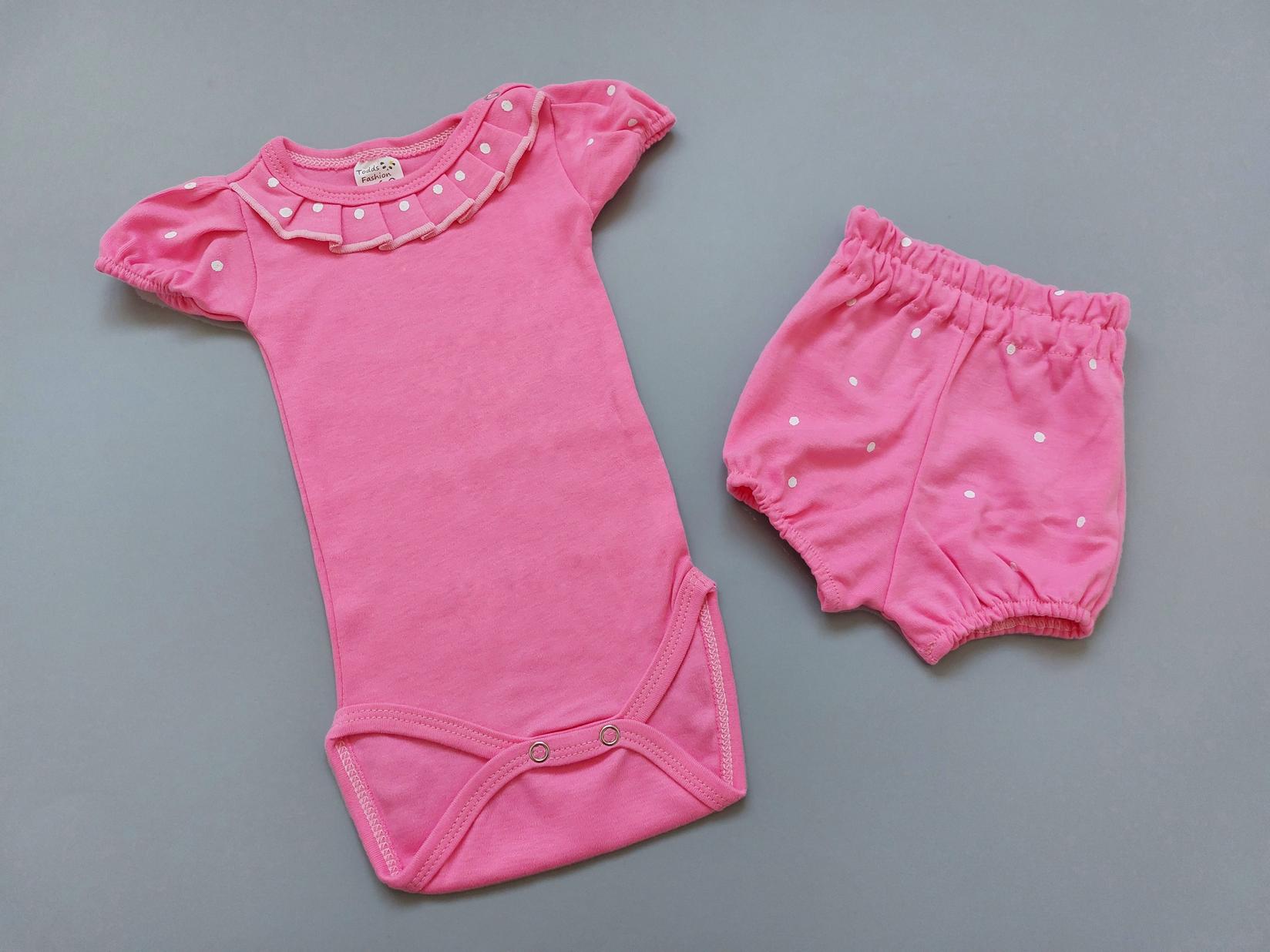 Selected image for TODD'S FASHION Letnji komplet za devojčice Little Miss Pink ružičasti
