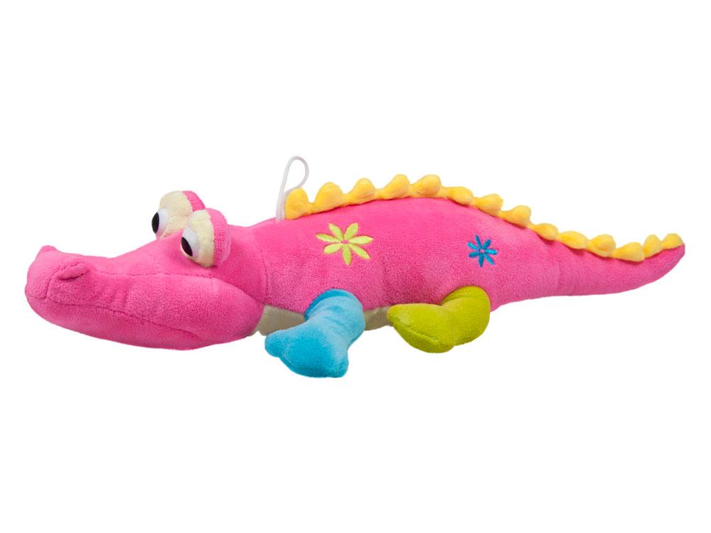 AMEK TOYS Plišana igračka Krokodil roze