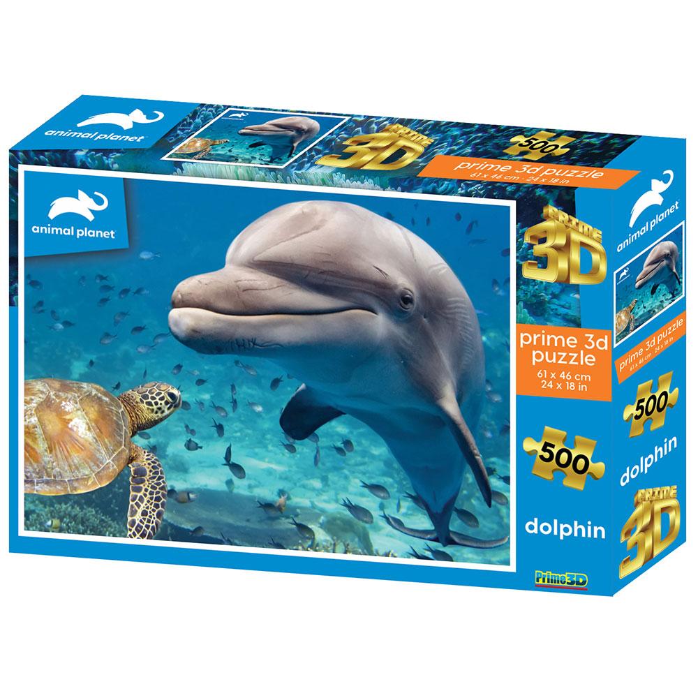 Selected image for ANIMAL PLANET Puzzle 3D Delfin 500 delova