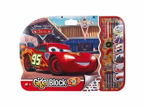 AS COMPANY Kreativni set za crtanje Giga blok Cars