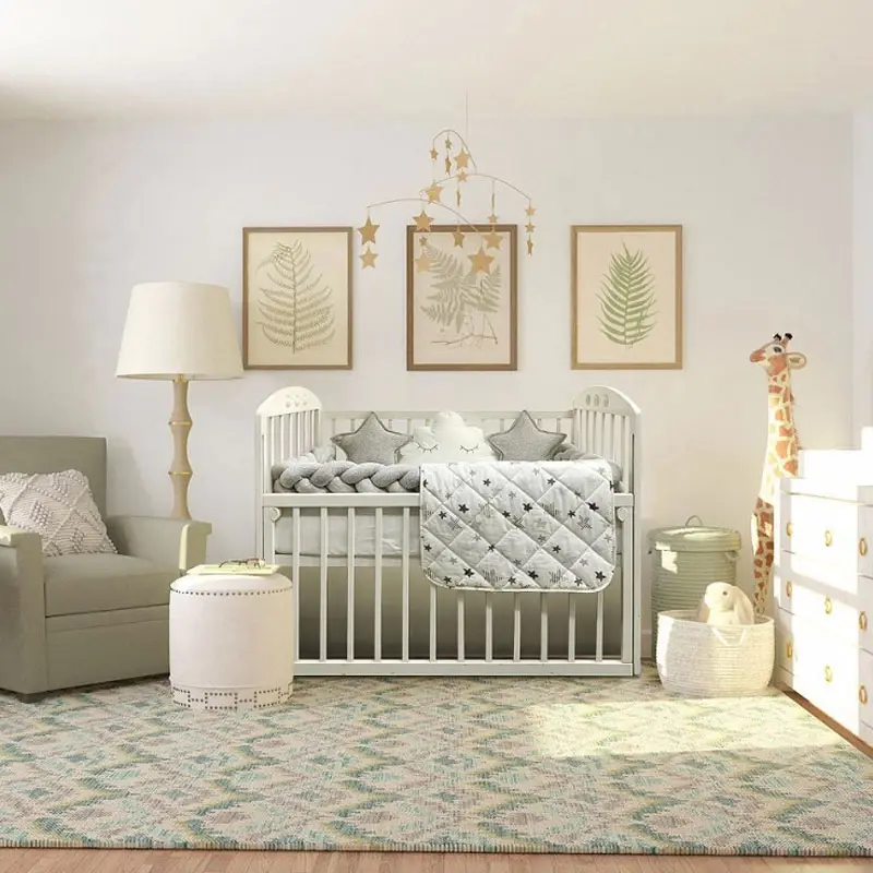 BABY TEXTIL Komplet posteljina za krevetac Bambino 120x60cm sivi