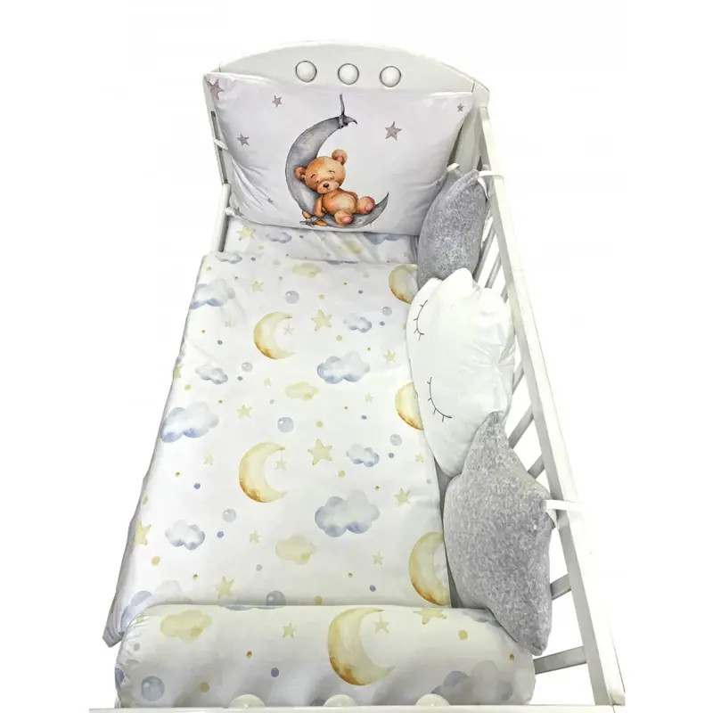 Selected image for BABY TEXTIL Posteljina za krevetac Sanjalica siva