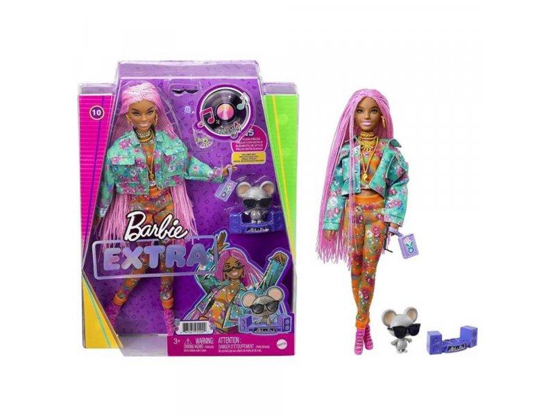 BARBIE Extra Lutka sa pink pletenicama 36881