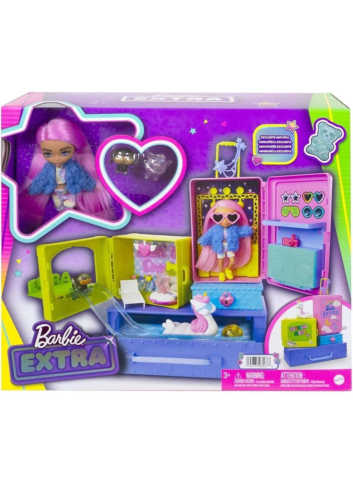 BARBIE Set mini lutka sa ljubimcem Barbie Extra