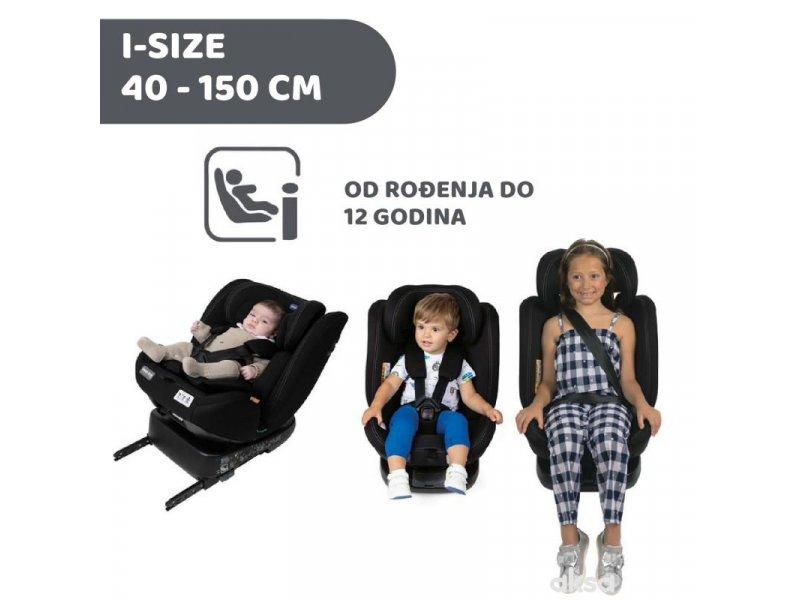 Selected image for CHICCO A076420 A-S UNICO EVO INDIA INK Auto sedište za decu i-Size 40-150cm, 9-36kg, Antracit