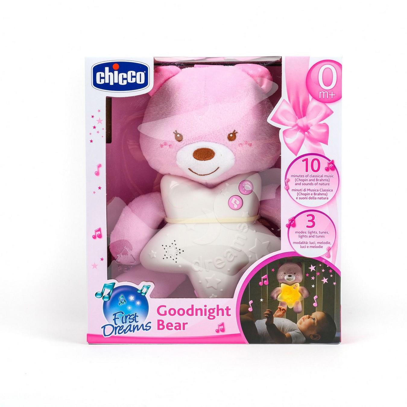 Selected image for CHICCO TOYS Noćna lampa GOODNIGHT Meda roze