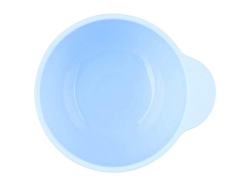 CHICCO Vakumski silikonski tanjir 6m+ plavi