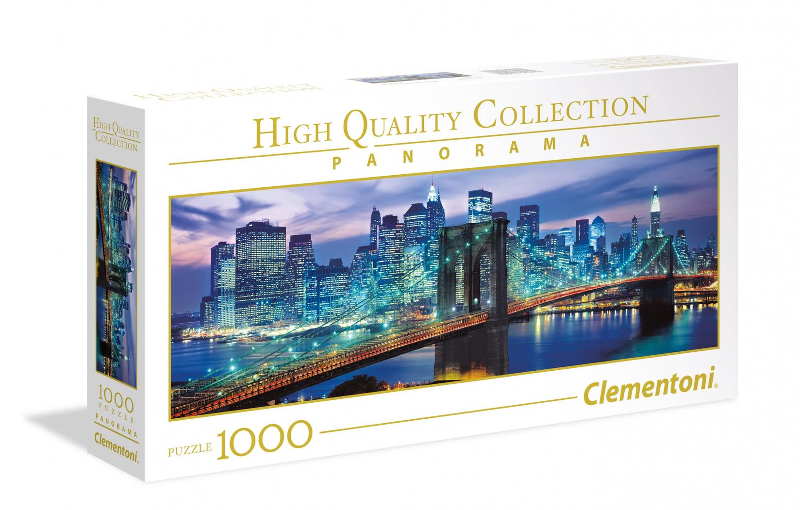 CLEMENTONI Puzzle 1000 delova Panorama New York Brooklin
