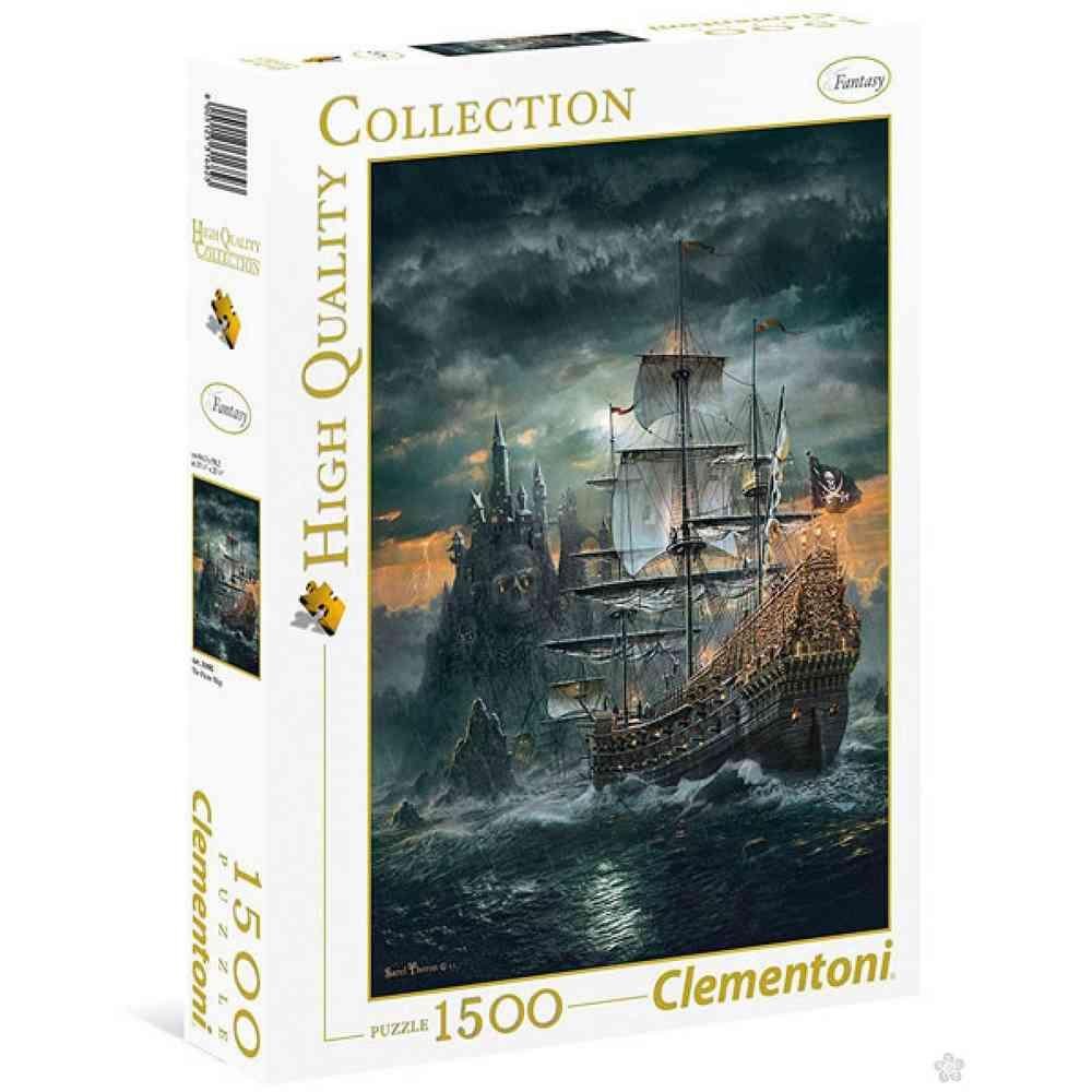 CLEMENTONI Puzzle 1500 delova The Pirates Ship