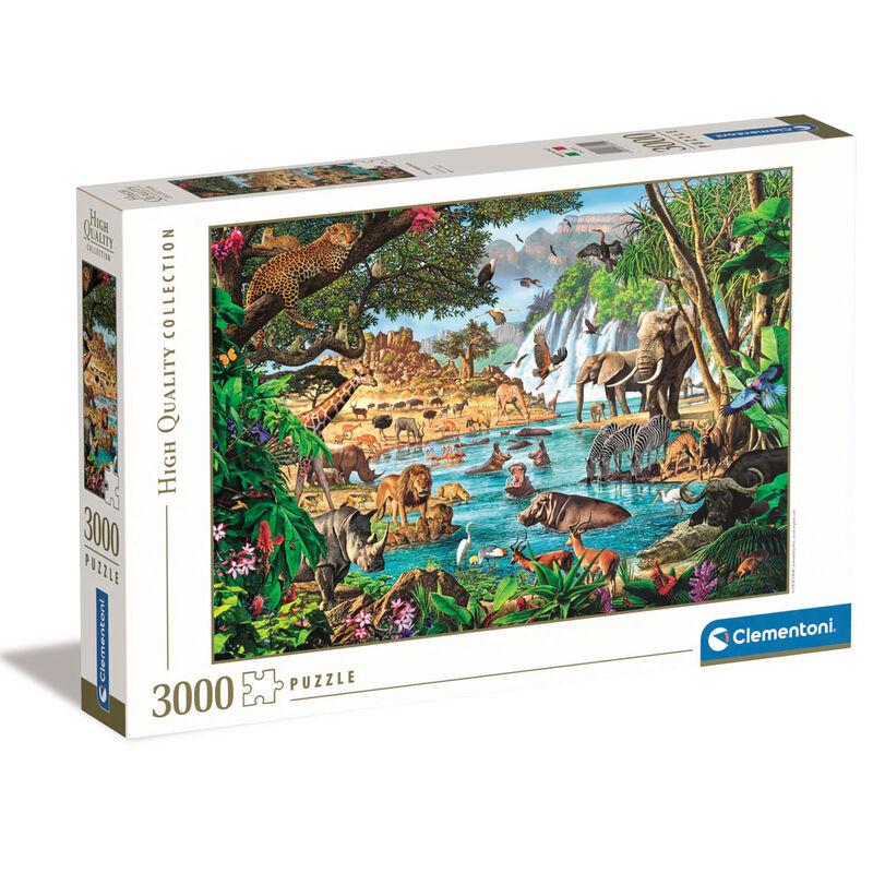 CLEMENTONI Puzzle 3000 delova African Waterhole
