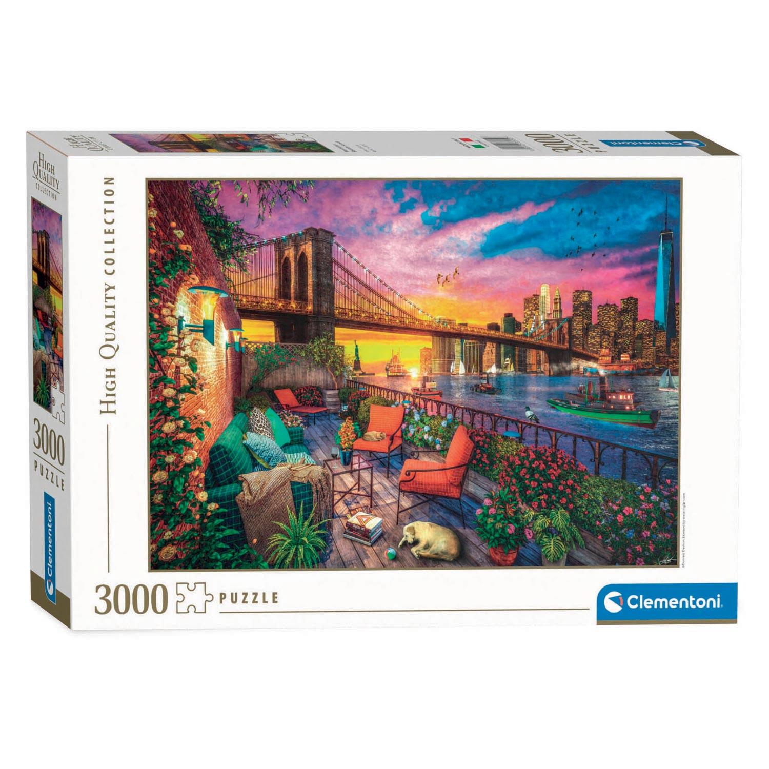 CLEMENTONI Puzzle 3000 delova Manhattan Balcony