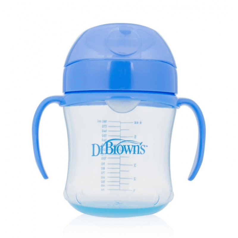 Selected image for DR BROWN'S Trening čaša sa mekanim jezičkom 180ml plava