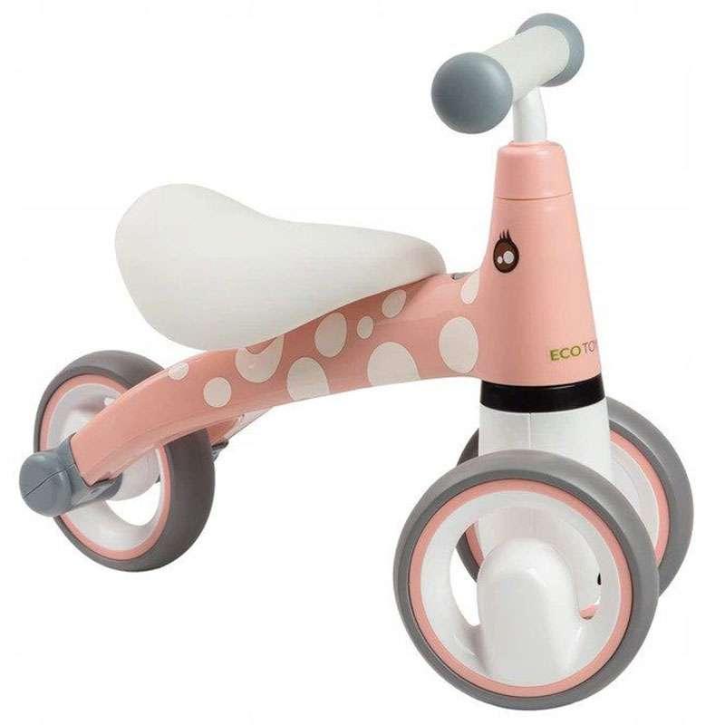 ECO TOYS Bicikl guralica Flamingo, Roze